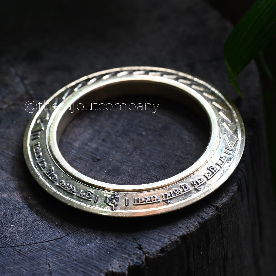 Custom handcrafted brass kada