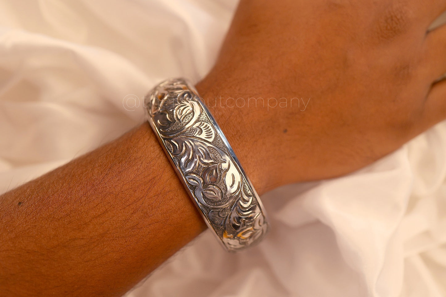 Pure Sarbloh Handmade Kada 'Gulrukh'
