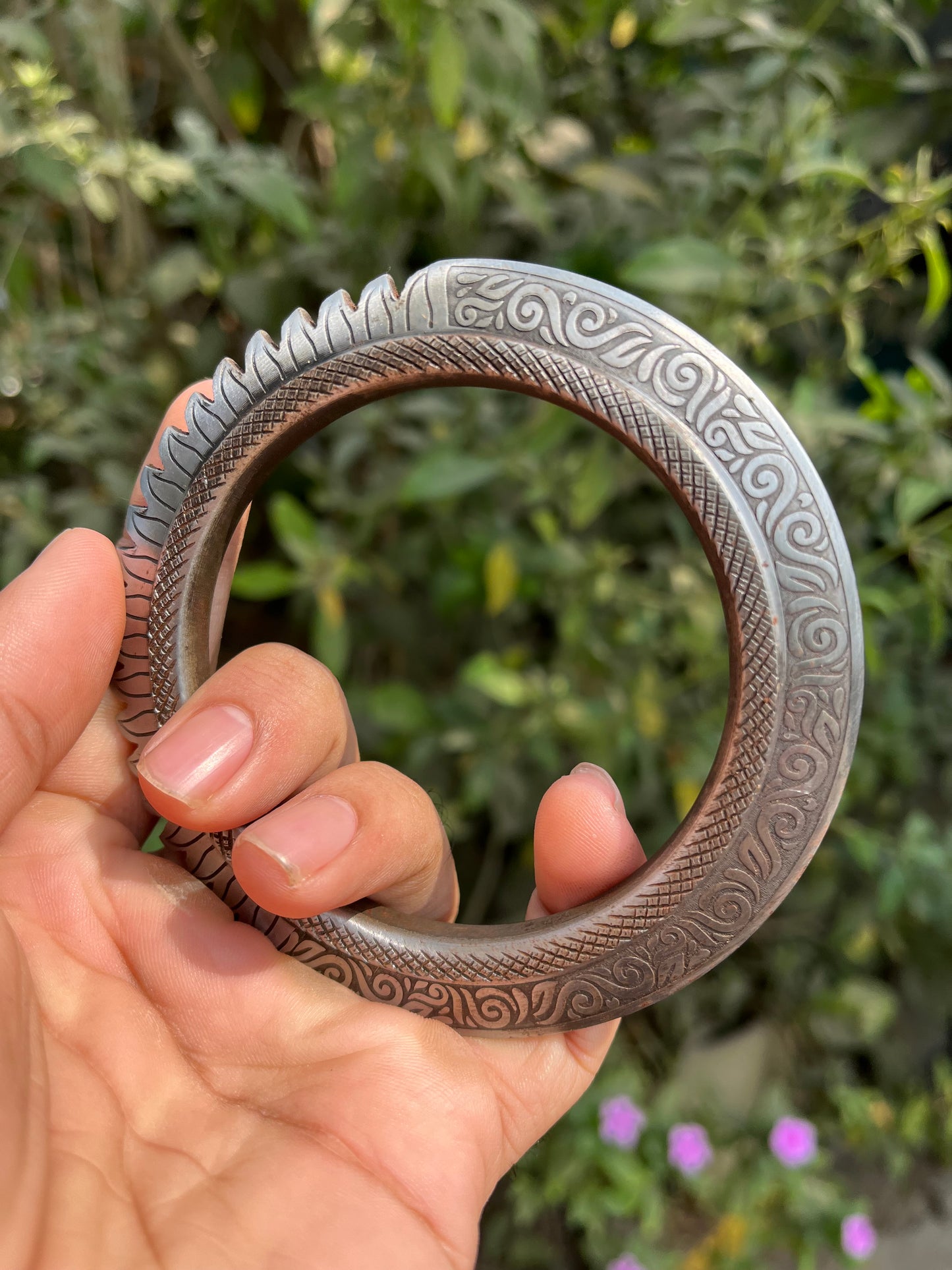 Sarbloh Handmade Kada With spikes