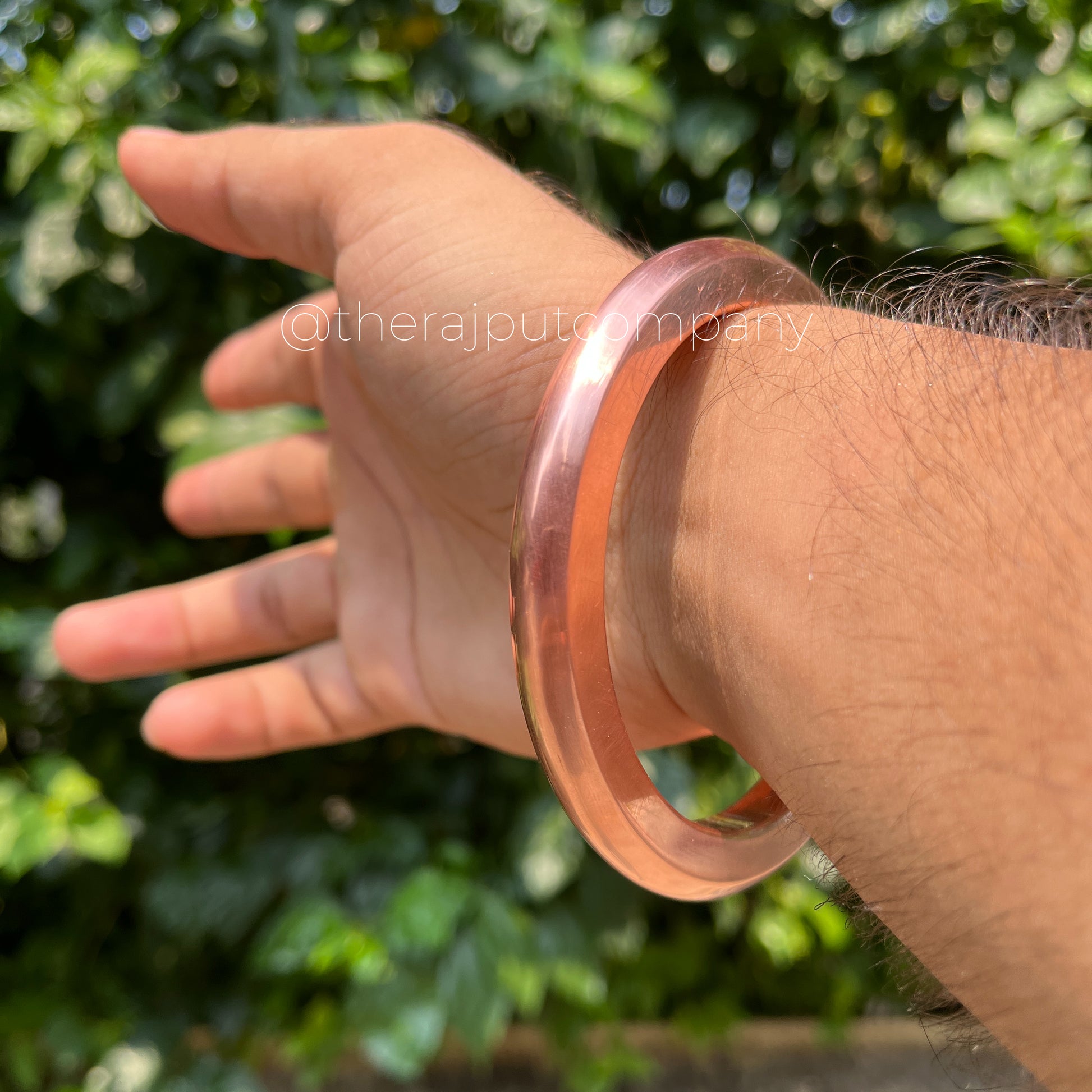 Copper Simple Mens Kada – The Rajput Company - Main Image