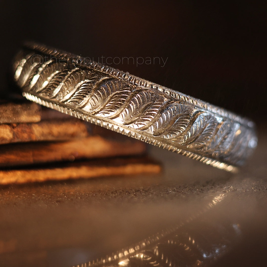 Pure Sarbloh Handmade Kada 'Pankhri Bel'