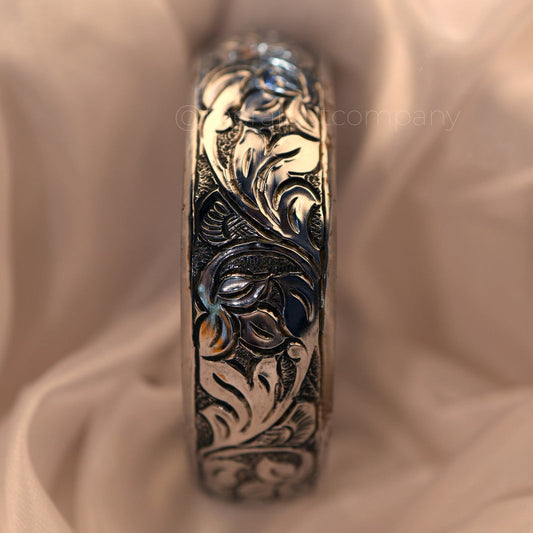 Pure Sarbloh Handmade Kada 'Gulrukh'